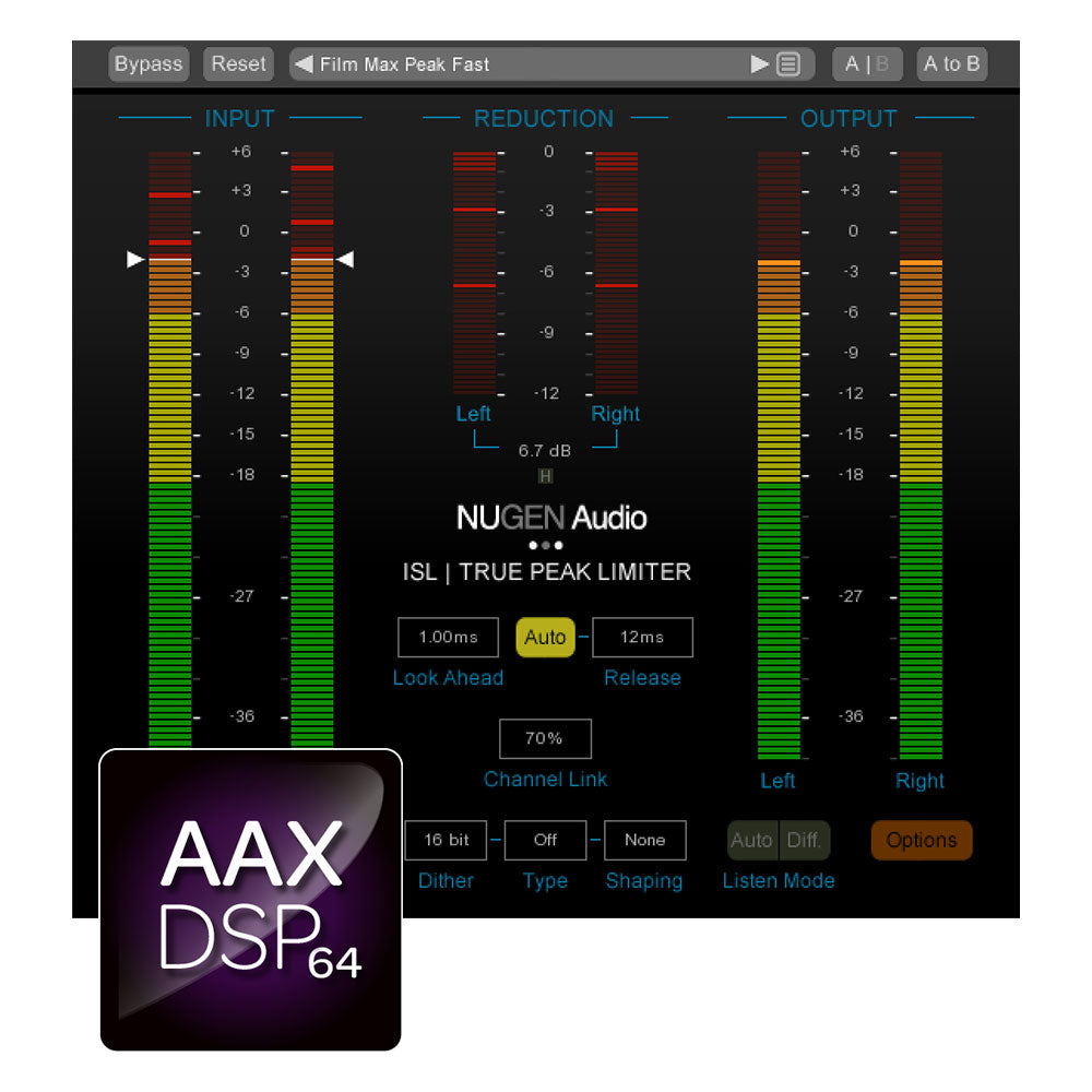 NUGEN Audio ISL Surround Look Ahead Limiter with DSP Extension (for Pro Tools HDX)