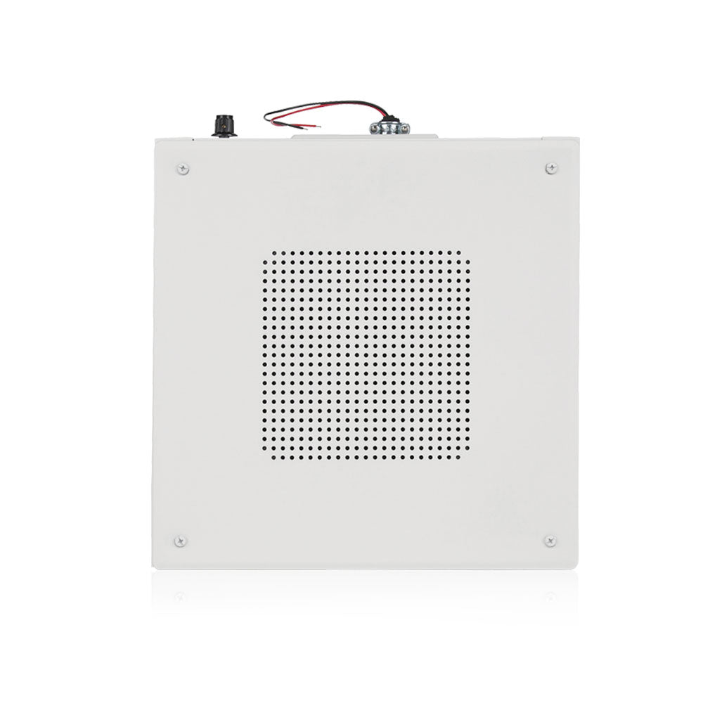 AtlasIED M1000-W - 8-Inch Dual-Cone Sound Masking Speaker with Transformer and Enclosure (White)