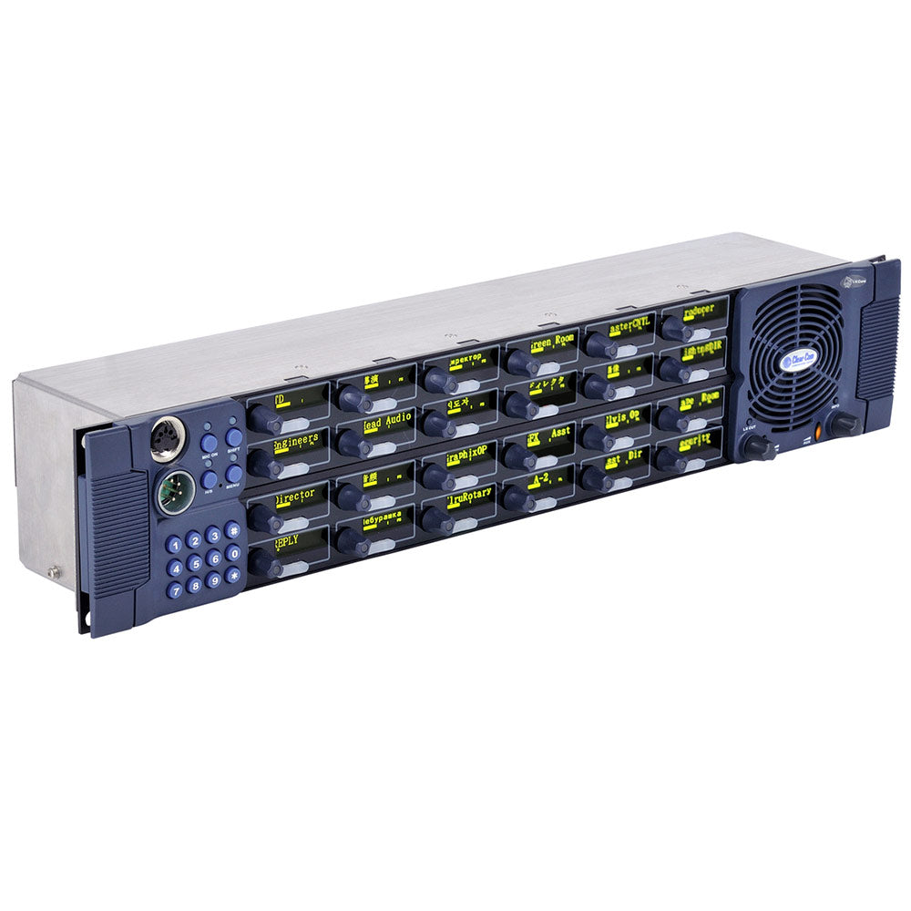 Clear-Com V12RDDX4 - Desktop 12-Rotary Control Intercom Panel for Eclipse HX or Arcadia