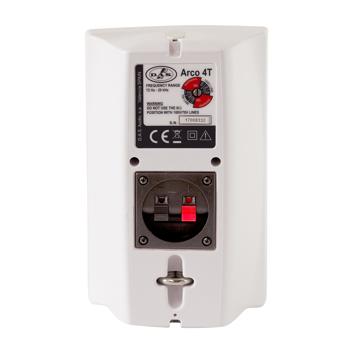 DAS ARCO-4-TW - Dual 4-Inch 2-Way Install Loudspeaker (White)