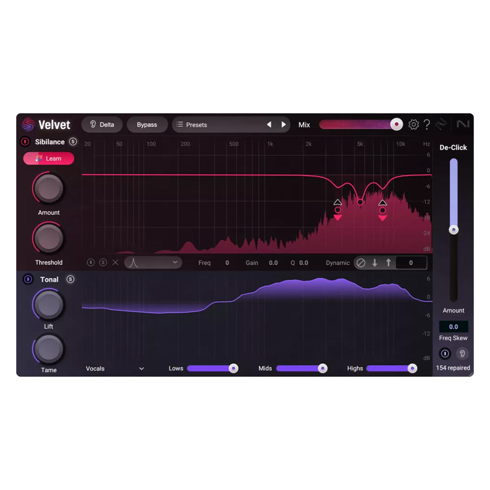 iZotope Velvet - Intelligent De-Esser Plugin (VST/AU/AAX)