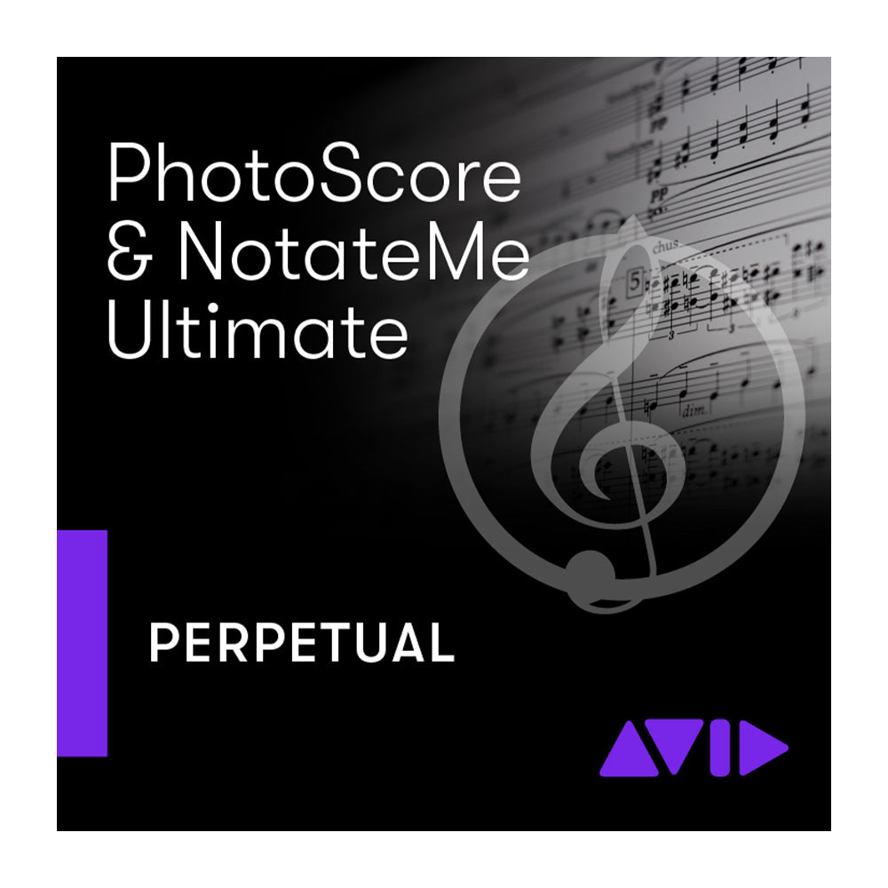Avid PhotoScore and NotateMe Ultimate - Music Transcription Software