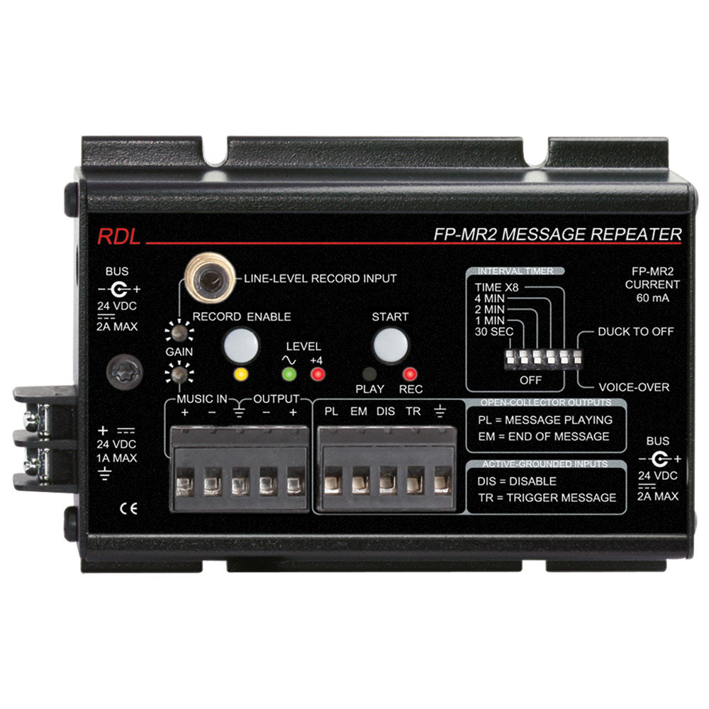RDL FP-MR2 Message Repeater for Paging Systems