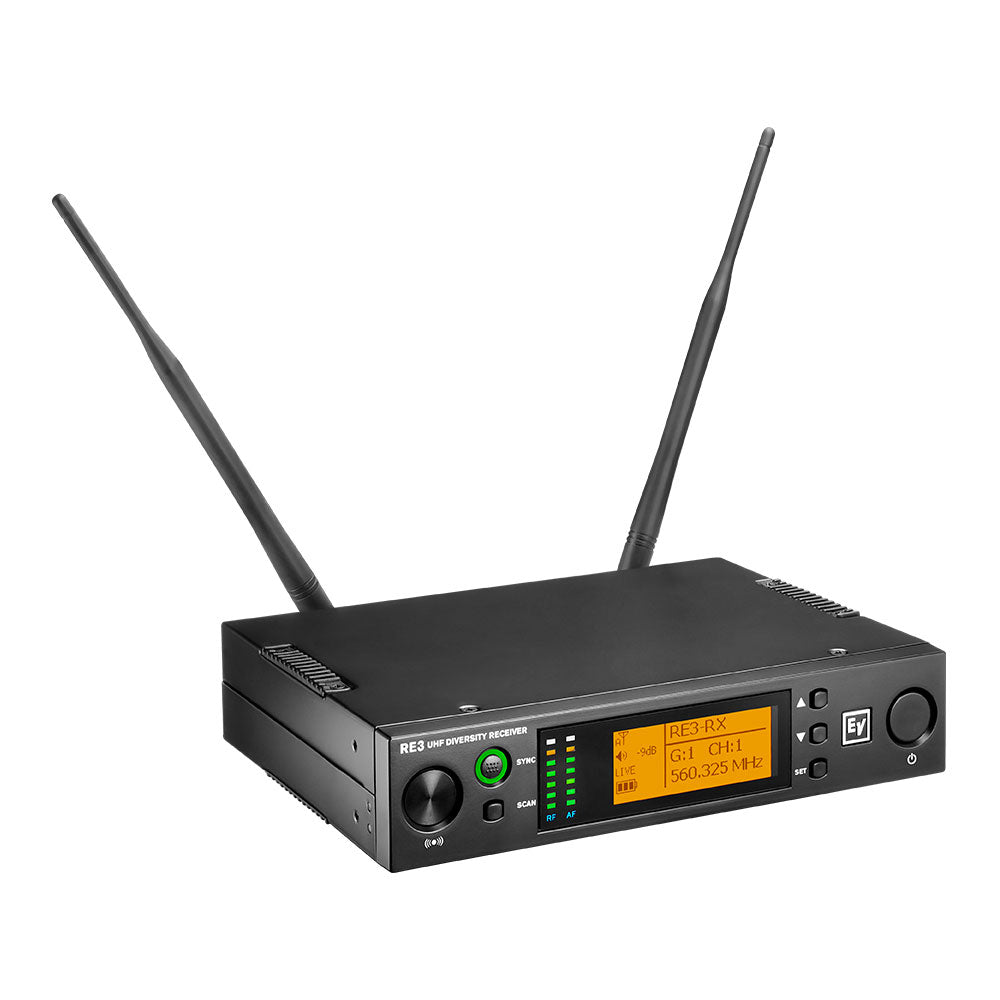 Electro-Voice RE3-RX - Half Rack Wireless Receiver (6M Band / 653 - 663 MHz)