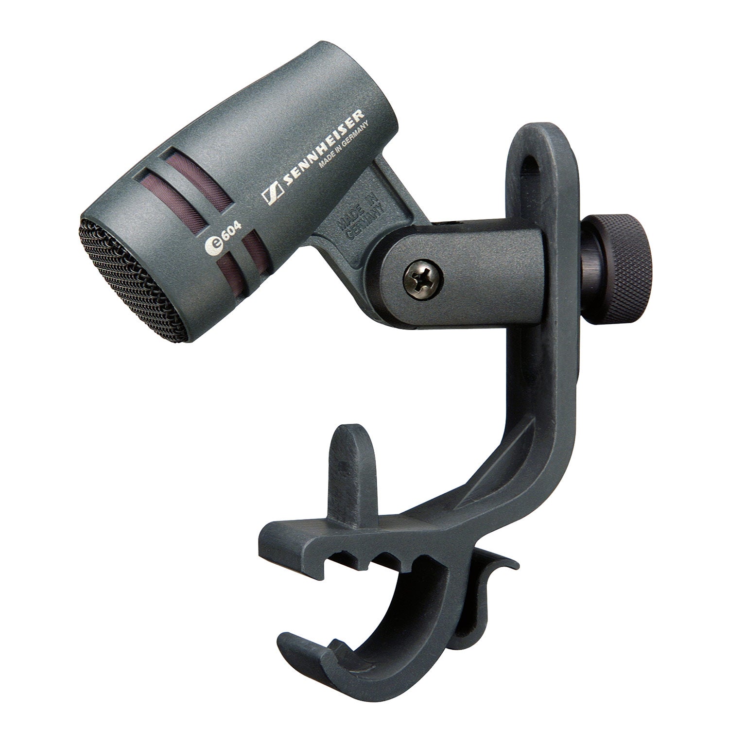 Sennheiser e604 Drum Microphone Three Pack with 3 MZH604 Drum Mount Clips and Carrying Pouches