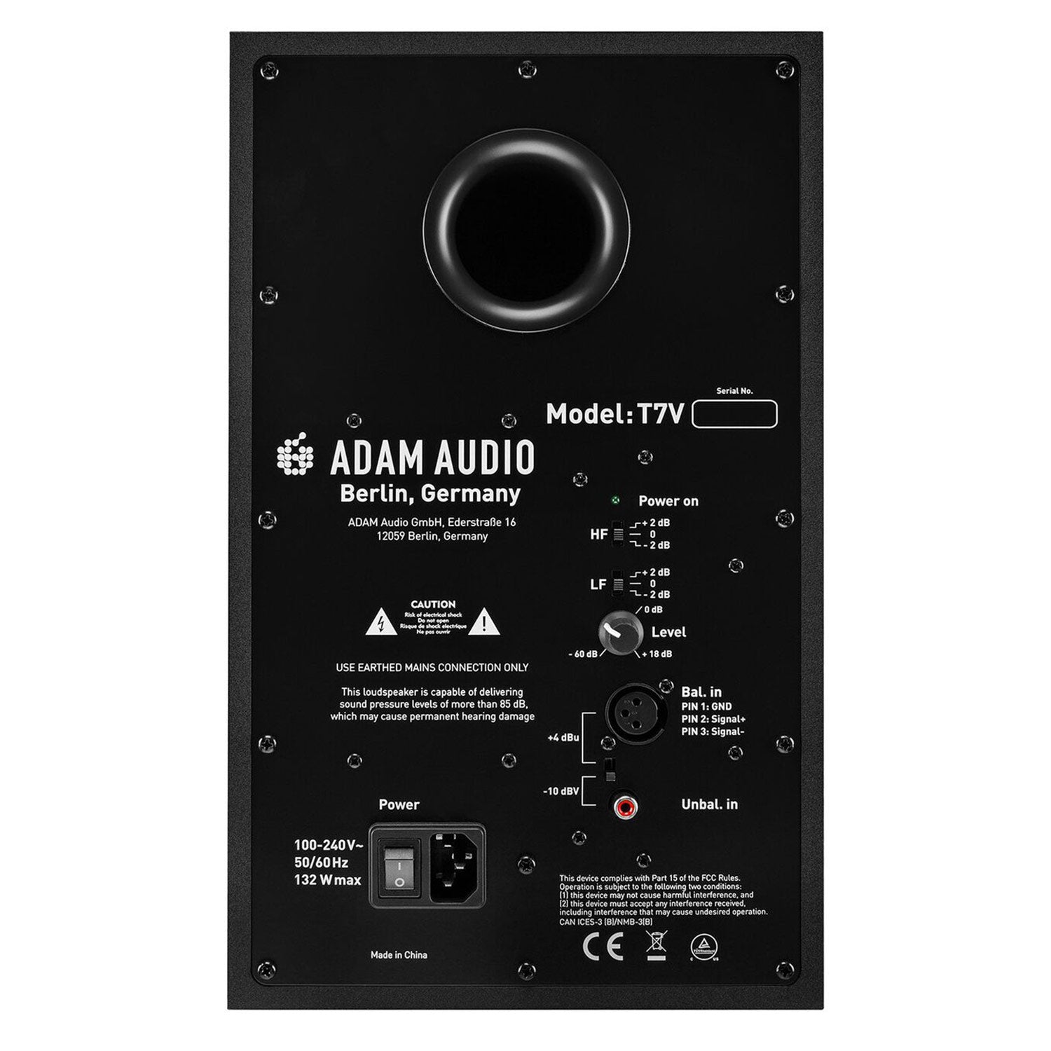 ADAM Audio T7V Two-Way 7-Inch Active Studio Monitor (Single)