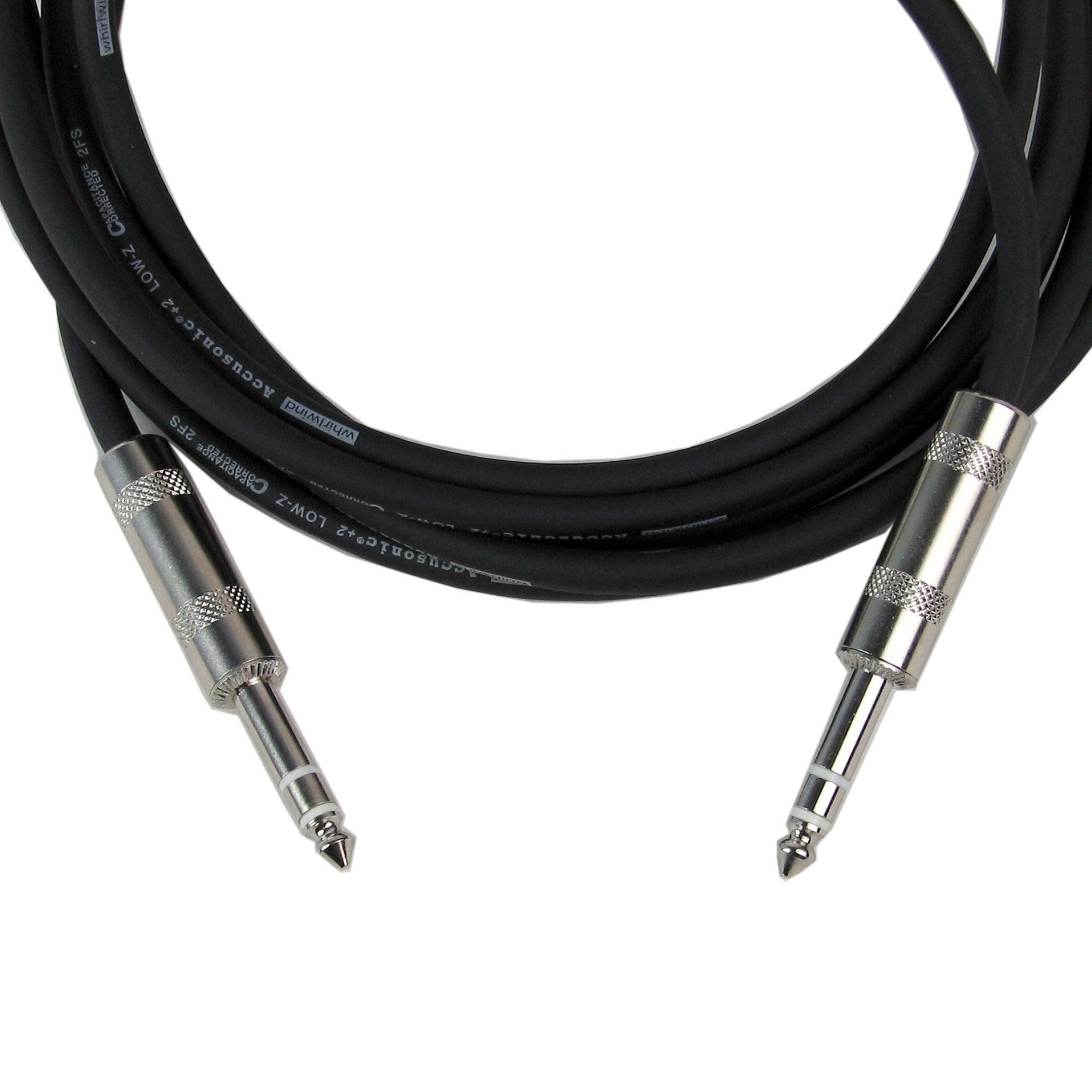 Whirlwind ST06 - 1/4-Inch TRS to TRS Balanced Cable (6 Foot)