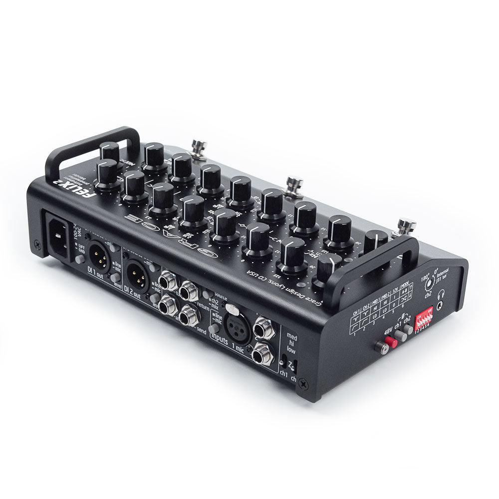Grace Design FELiX 2 - Instrument Preamplifier and Blender (Black)