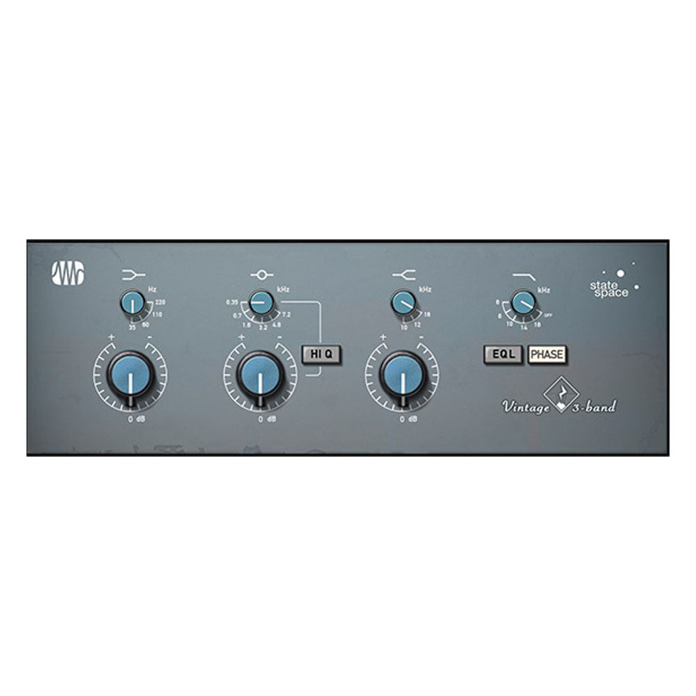 PreSonus Vintage 3-Band EQ Fat Channel Plugin for StudioLive Series III and Studio One