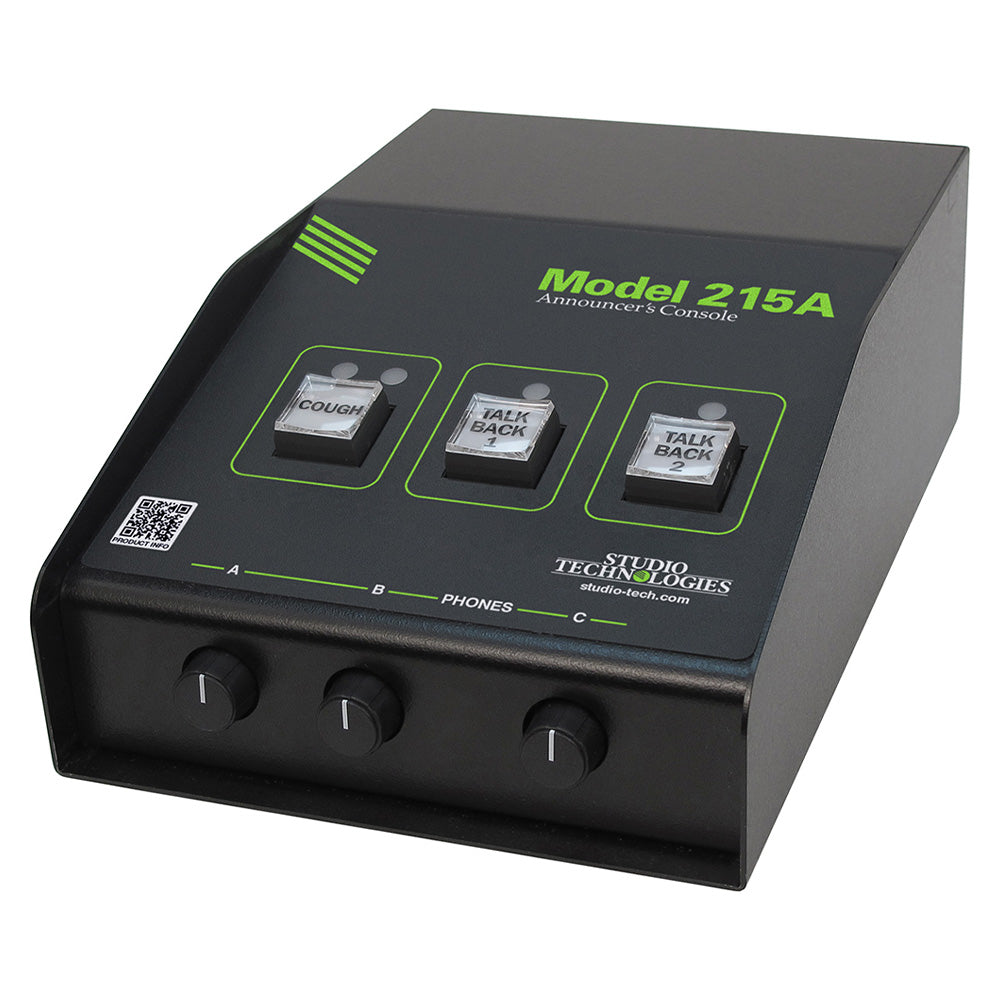 Studio Technologies Model 215A - Dante Announcers Console