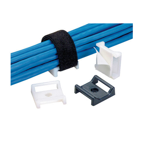 Panduit ABMT-A-Q Tak-Ty Hook/Loop Cable Tie Mount (Bag of 25)