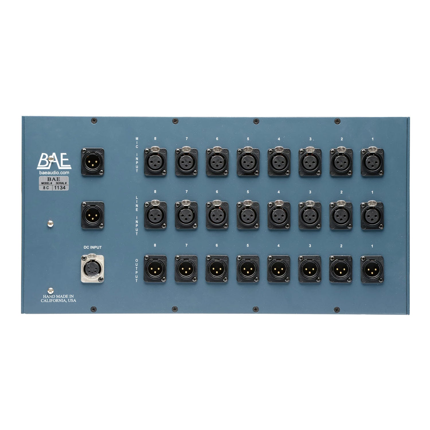 BAE 8 Channel Mixer Chassis for Neve Format 10 Series Modules