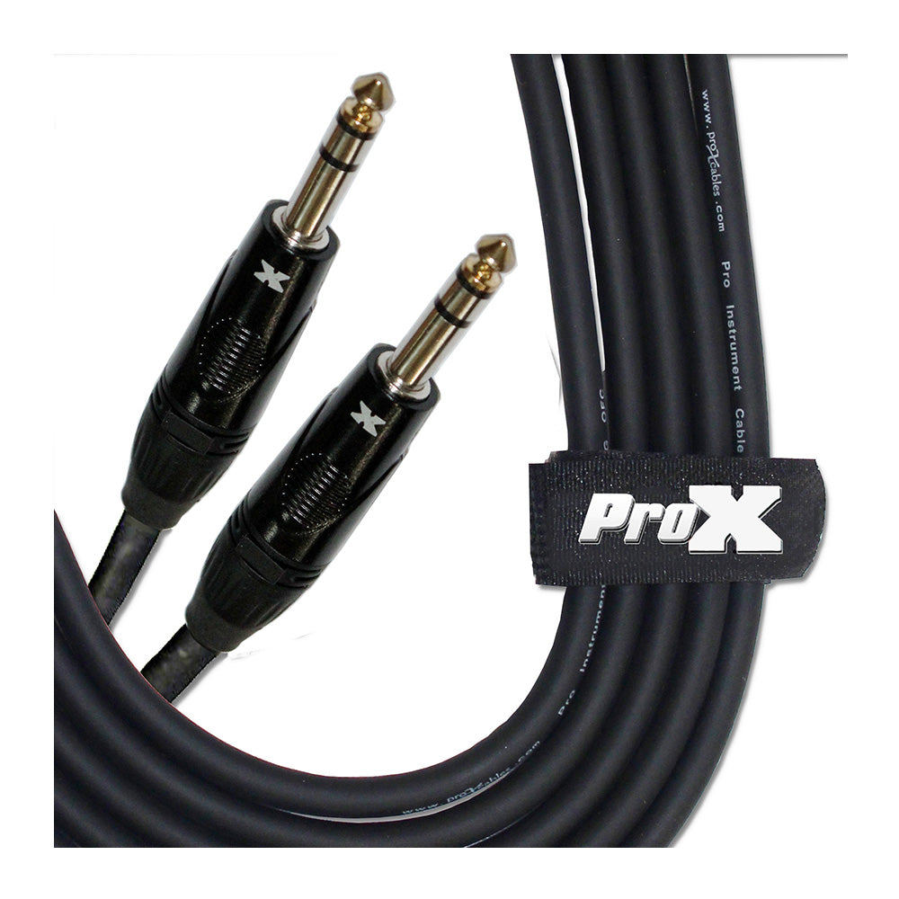 ProX XC-TRS25 25 Ft. Balanced 1/4" TRS-M to TRS-M High Performance Audio Cable