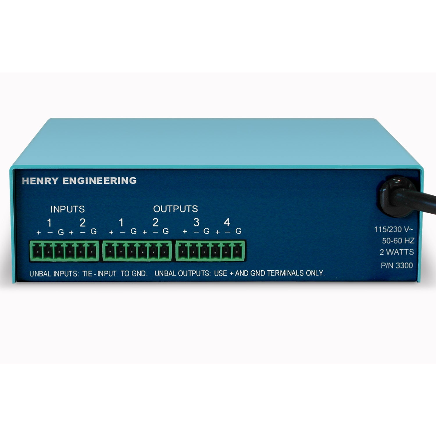 Henry Engineering USDA 2X4 - Utility Summing and Distribution Amplifier