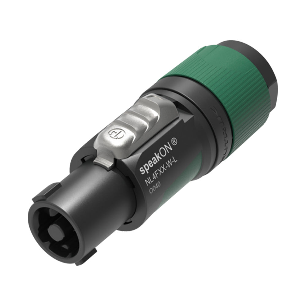 Neutrik NL4FXX-W-L - 4-Pole speakON Cable Connector (Screw Terminal)