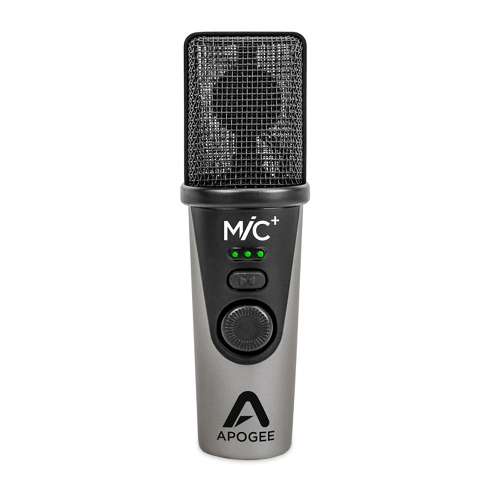 Apogee MiC Plus - USB or iOS Condenser Microphone with Headphone Out