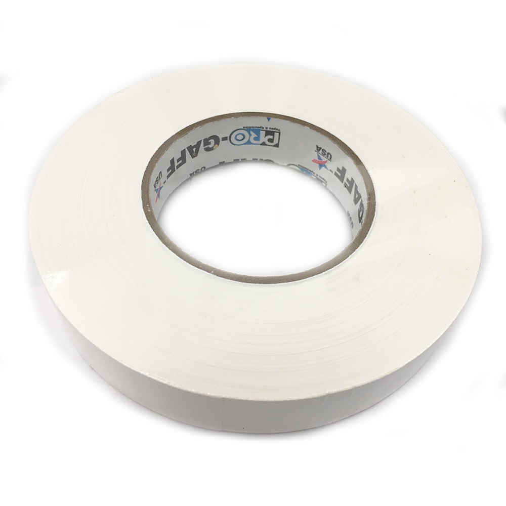Pro Tapes WGT1-60 High Quality 1" Gaffers Tape (White/55 Yard Roll)
