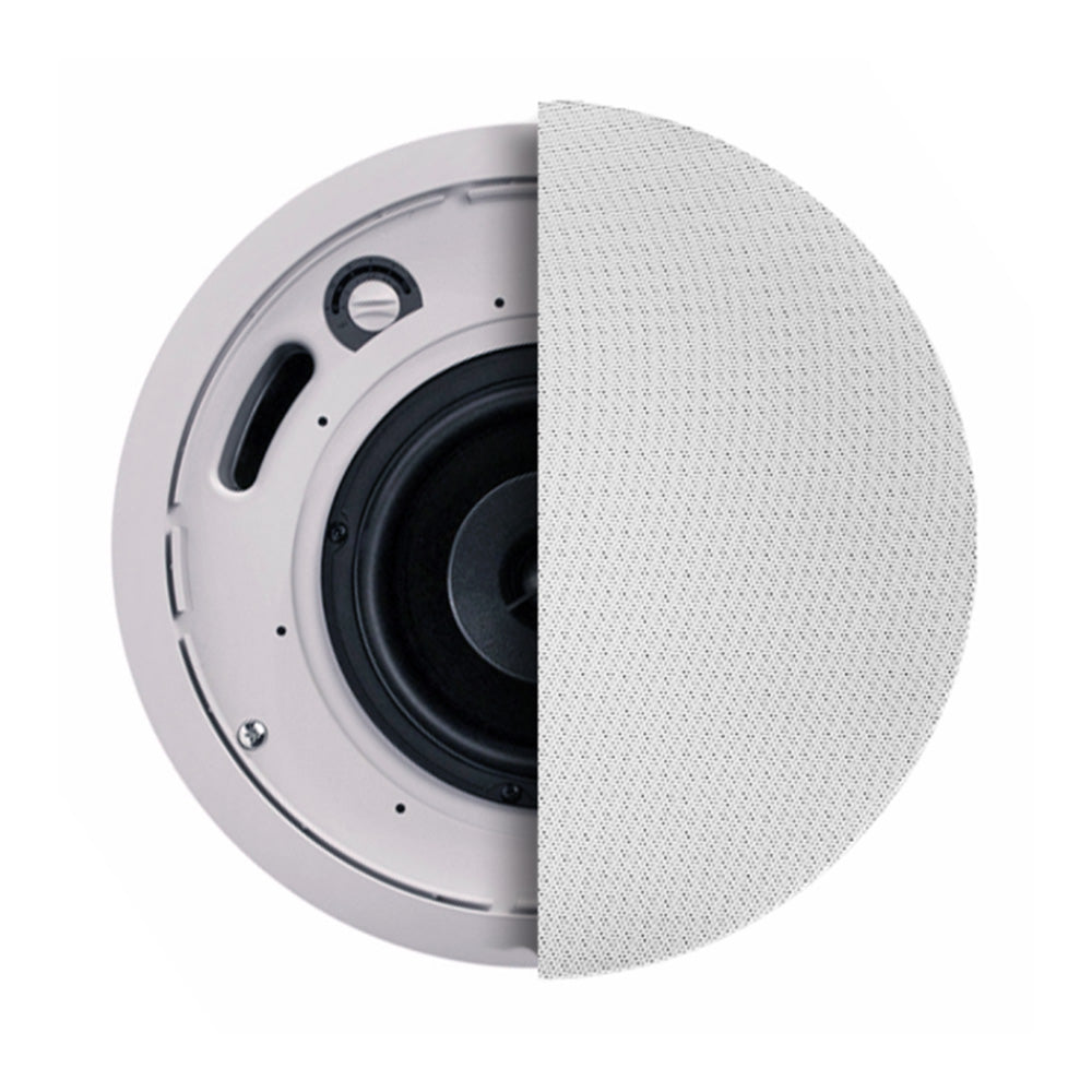 Soundtube IPD-CM62-BGM-II-WH - Coaxial 6.5-Inch Dante-Enabled In-Ceiing Loudspeaker (White)