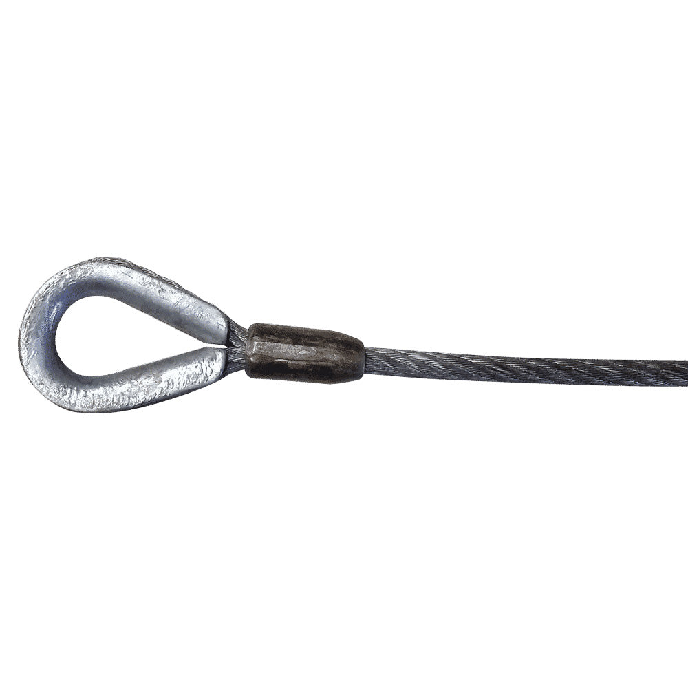 Adaptive Technologies 3/8x5 - 3/8 Inch Rigging Wire Rope (Silver / 5 Foot)