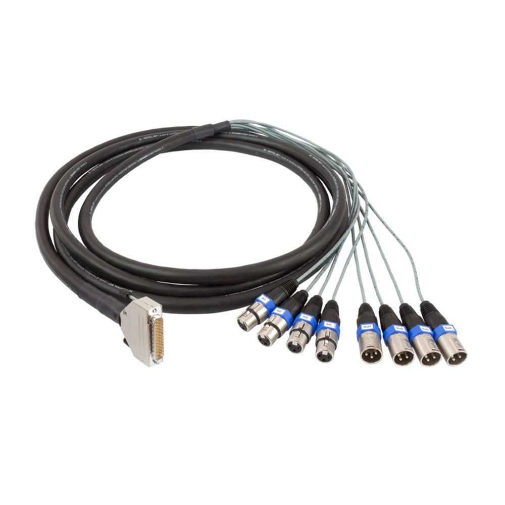 RTW 1167 DB25 to 4x4 XLR AES3 Fanout Snake