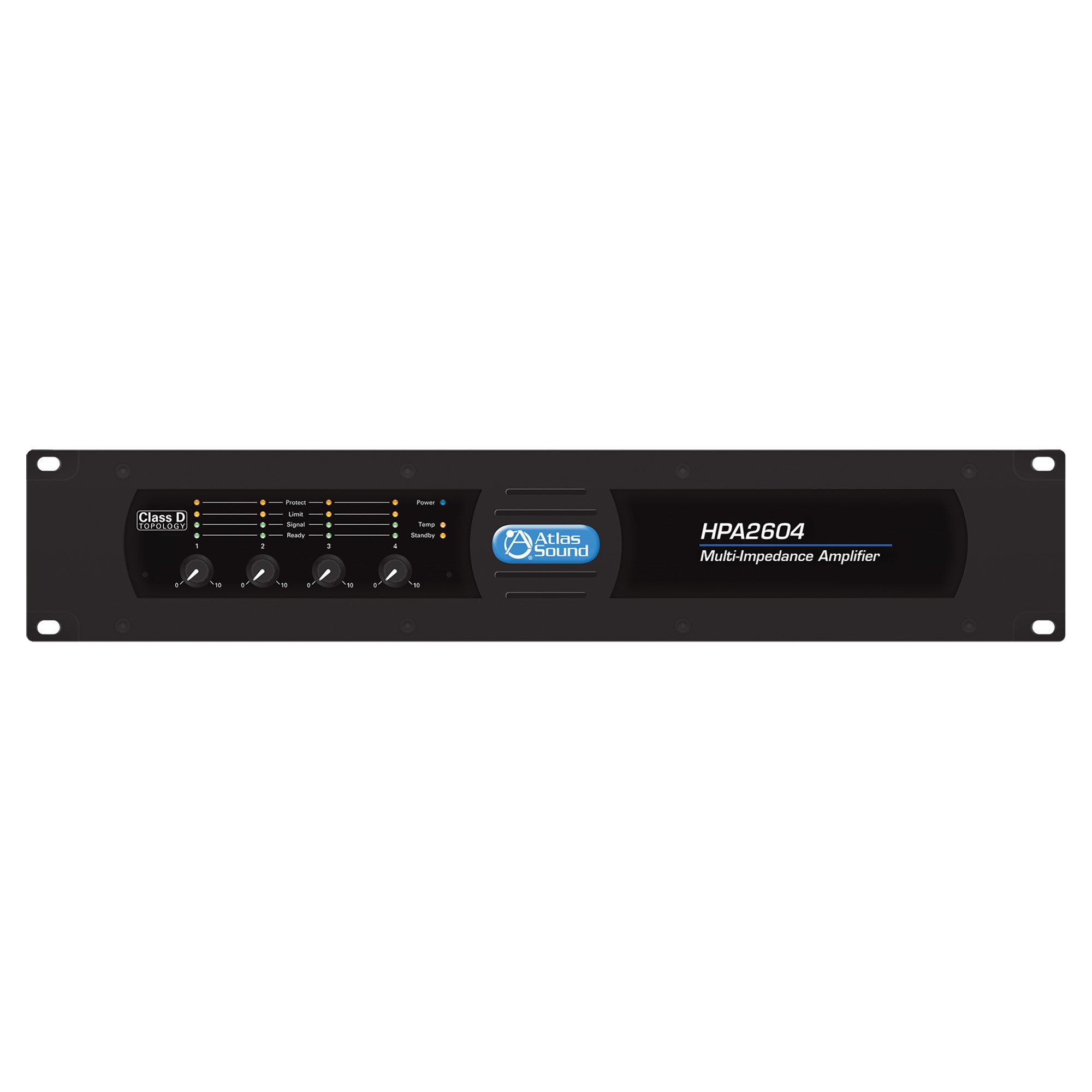 AtlasIED HPA2604 - Four-Channel 2600-Watt Commercial Amplifier