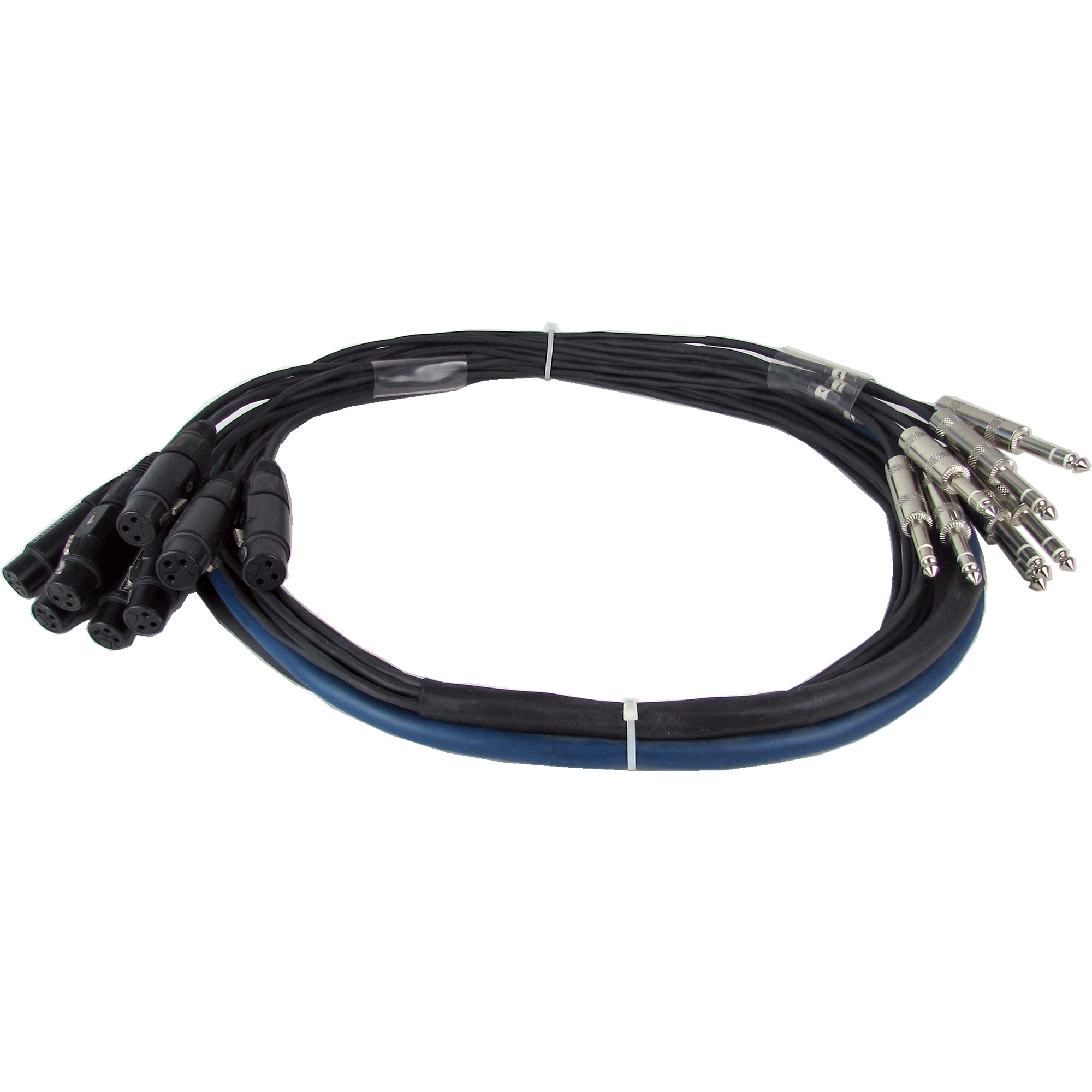 Whirlwind MT-8-F-10 Medusa Multitrack 8-Channel Snake (XLRF to TRS/10 Foot)