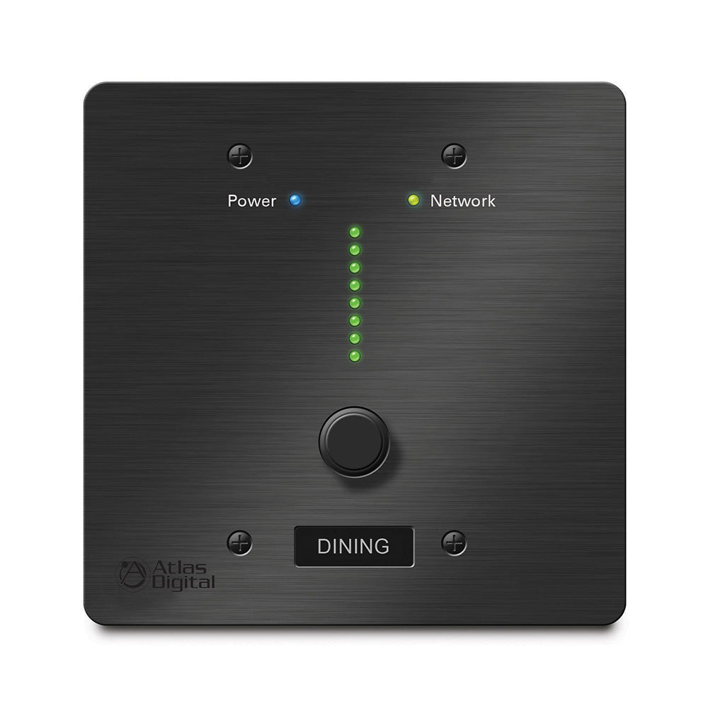 AtlasIED BBWP-K1B - BlueBridge DSP Wall Mount Level Controller (Black)