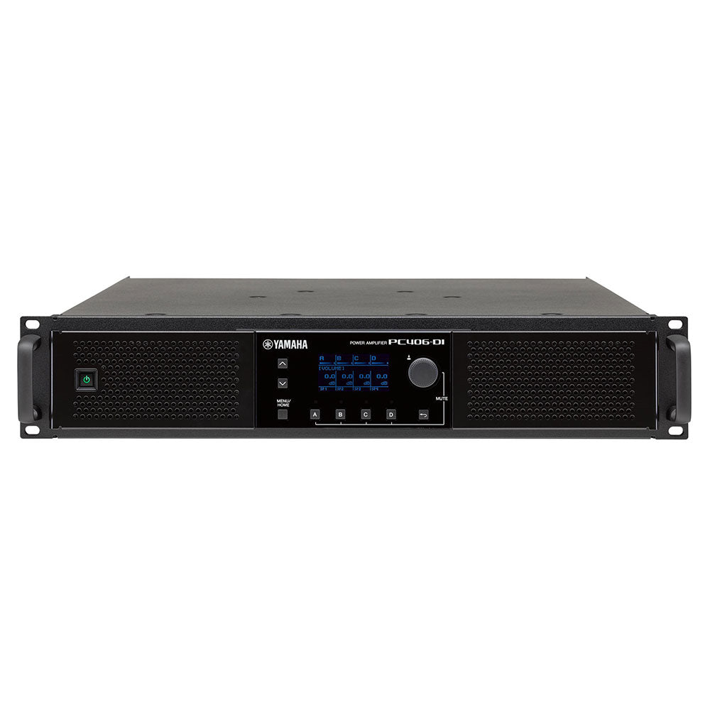 Yamaha PC406-DI - Four-Channel Install Power Amplifier with Dante