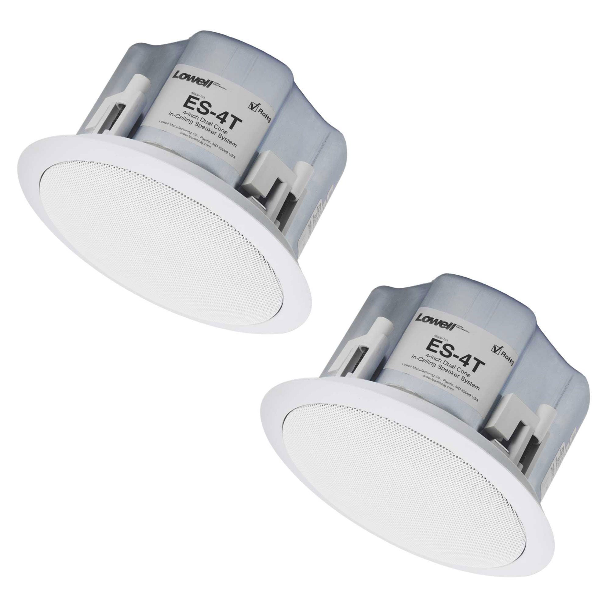 Lowell ES-4T - 4-Inch Dual-Cone In-Ceiling Loudspeaker