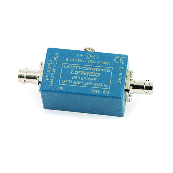 Lectrosonics UFM50 - UHF Filter and Amplifier Inline Module (Blocks 470-19)