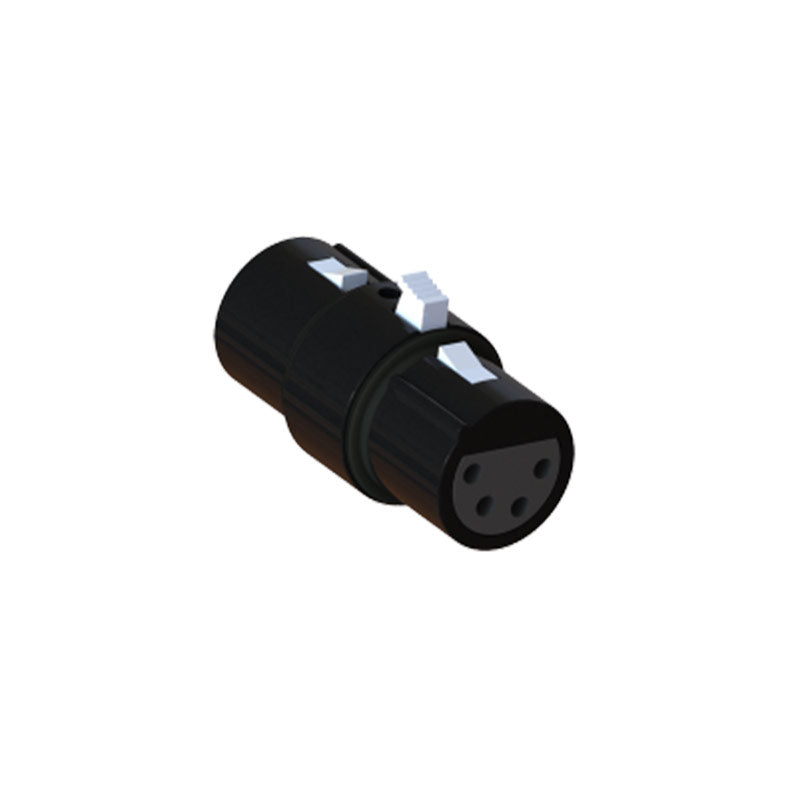 Pliant Technologies PAC-FLX44-6PK FleXLR XLR4F to XLR4F Headset Cable Adapter (6 Pack)