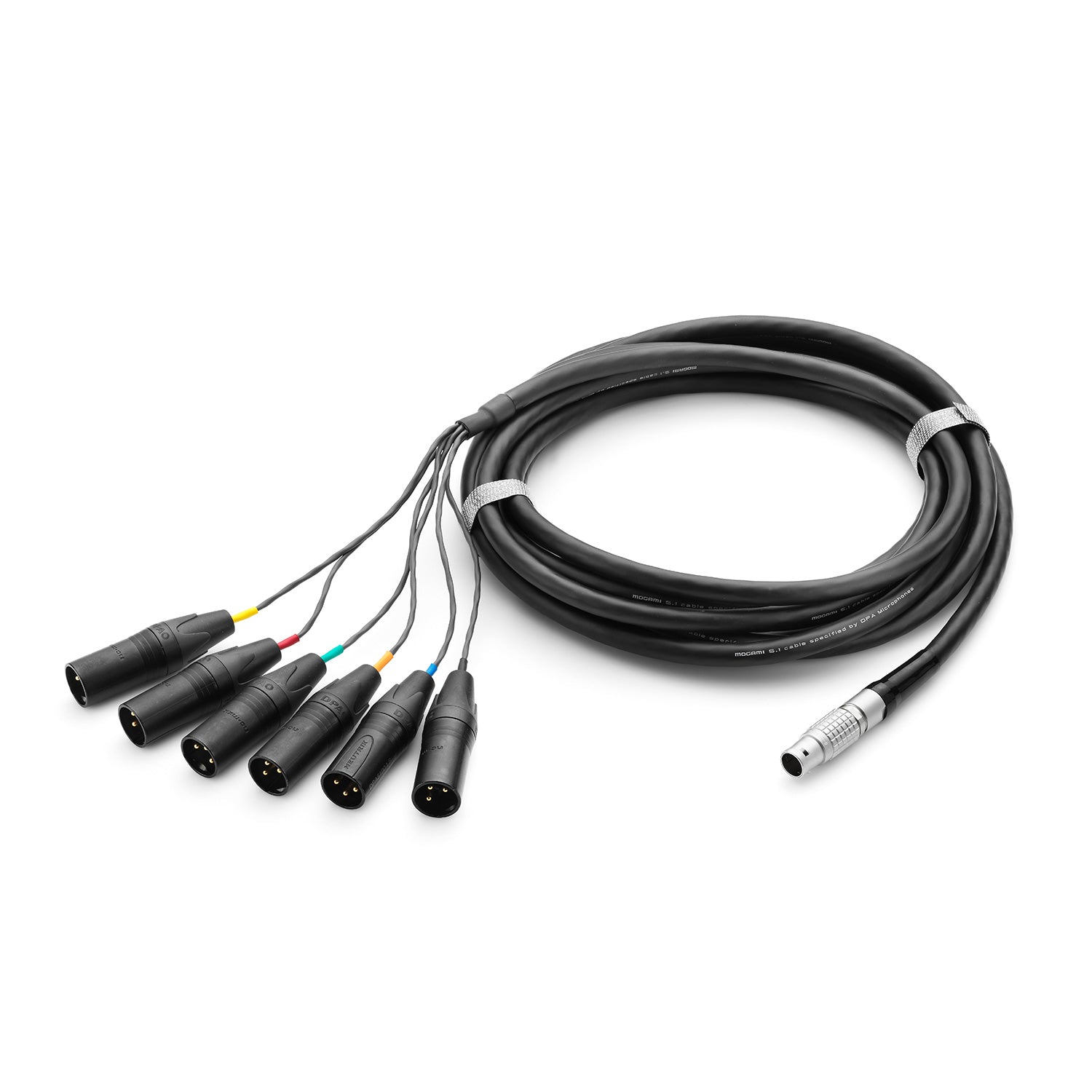 DPA Microphones DAO5105 - LEMO to 6 XLRM Breakout Cable for 5100 Surround Mic (5 Meter)