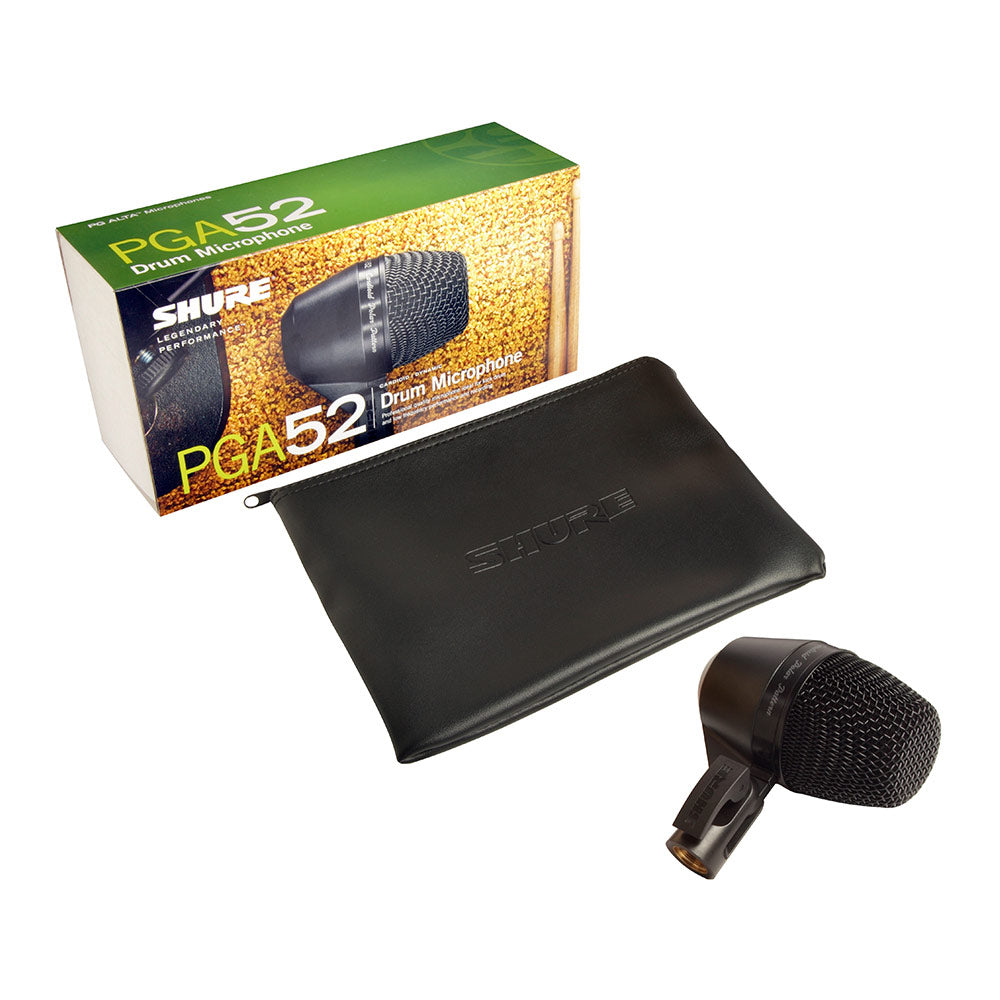 Shure PGA52-LC Cardioid Dynamic Kick Drum Microphone
