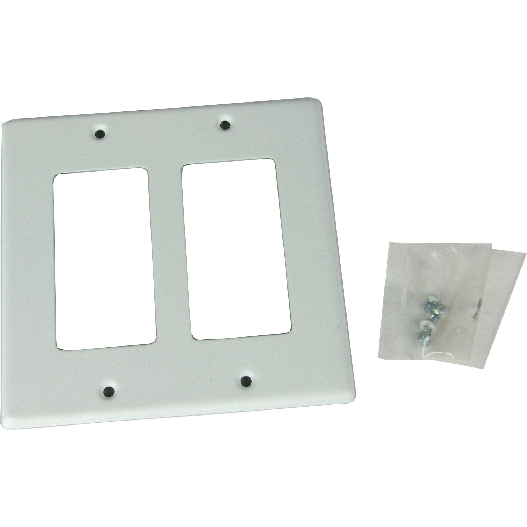 Speco DVC-2P 2-Gang Decora Plate (White)