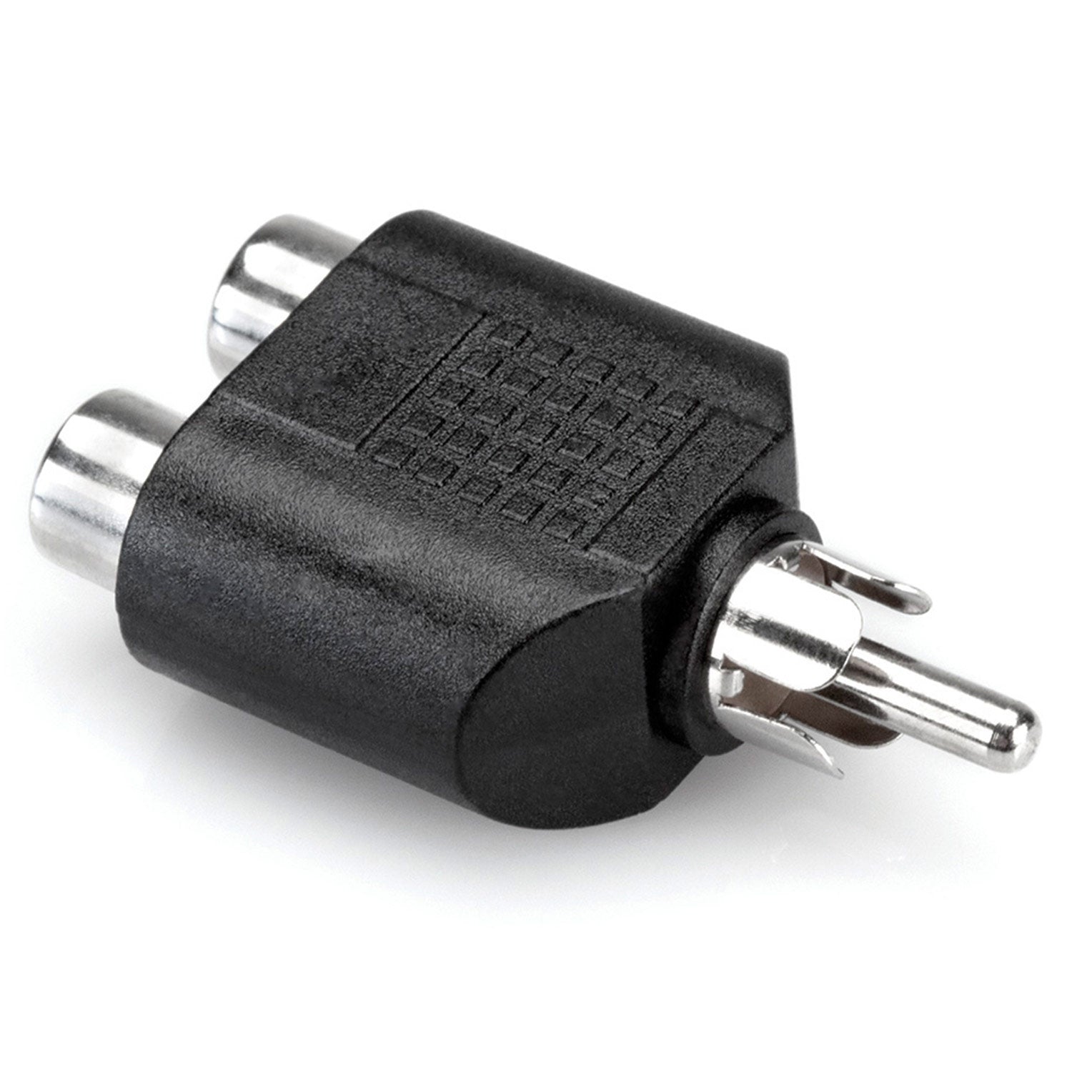 Hosa GRF-398 Dual RCA Female to Single RCA Male Y Adapter