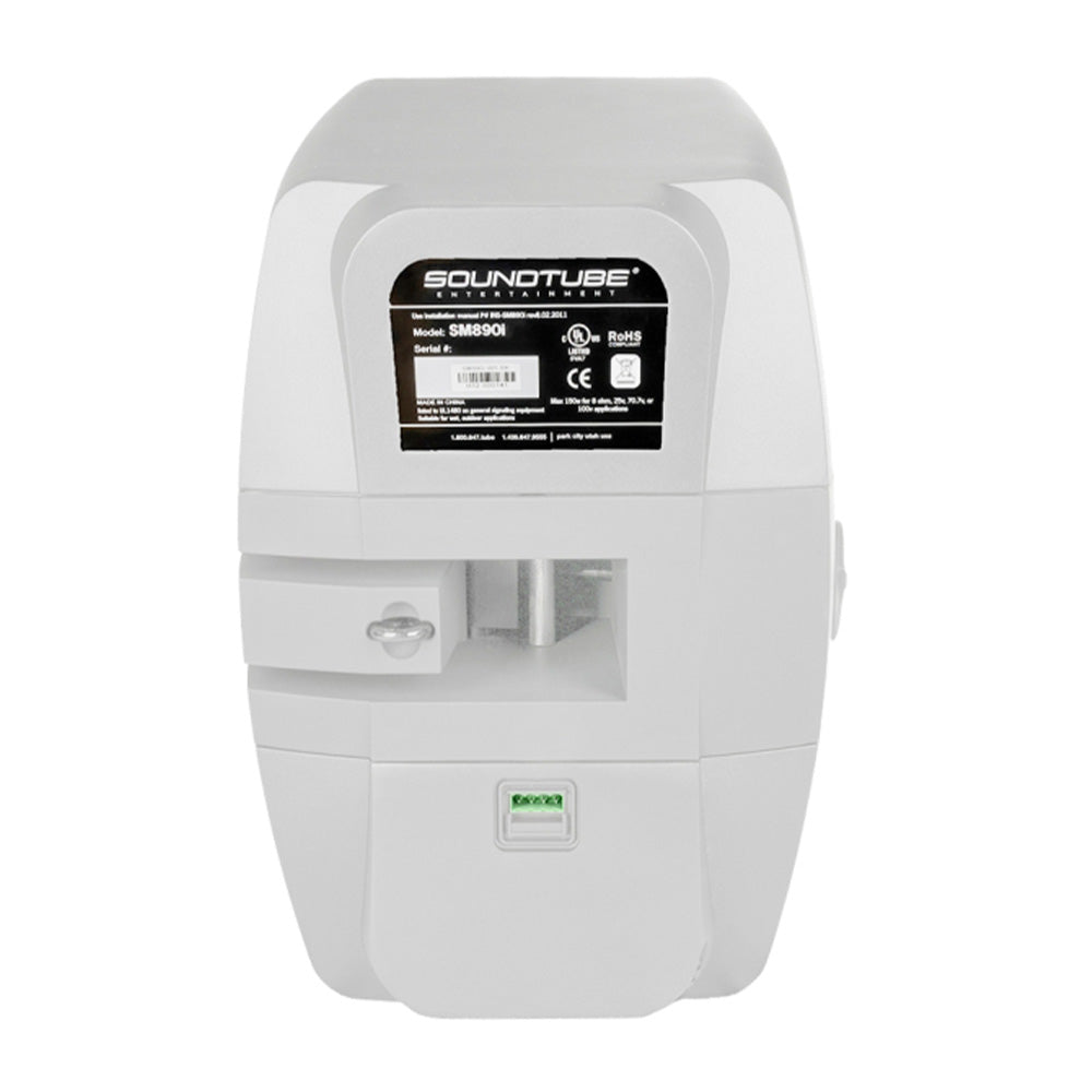 Soundtube SM890i-WX-WH - Two-Way 8-Inch Outdoor Surface Mount Speaker (White)