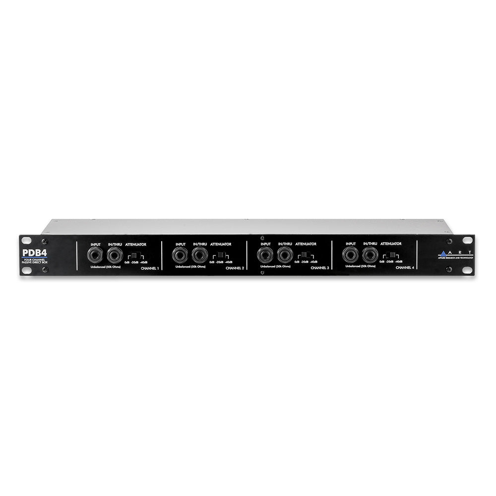 ART PDB4 - 4-Channel Passive Rack Mount DI