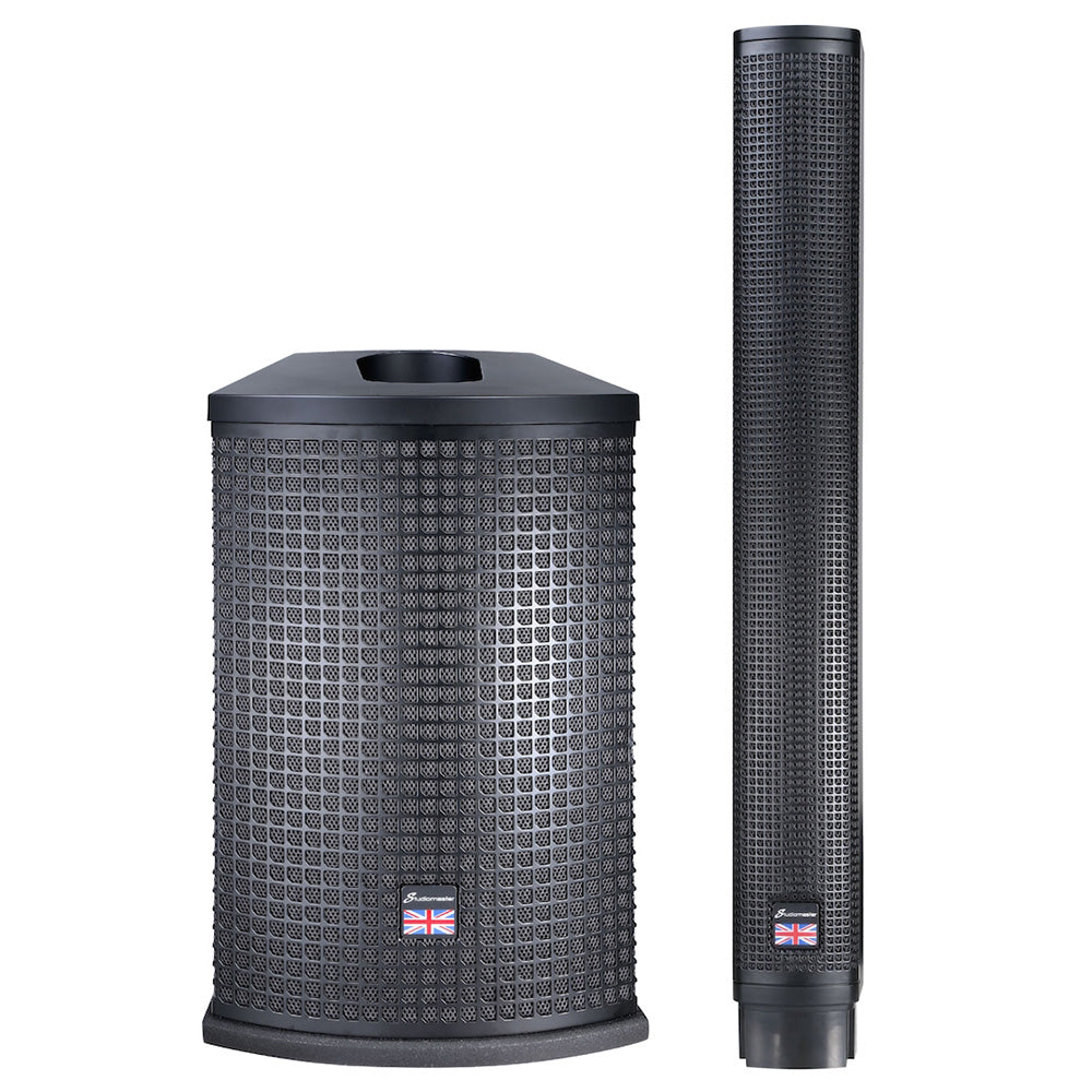 Studiomaster Direct 121 - Column PA System with 12-Inch Subwoofer and 4-Channel Mixer