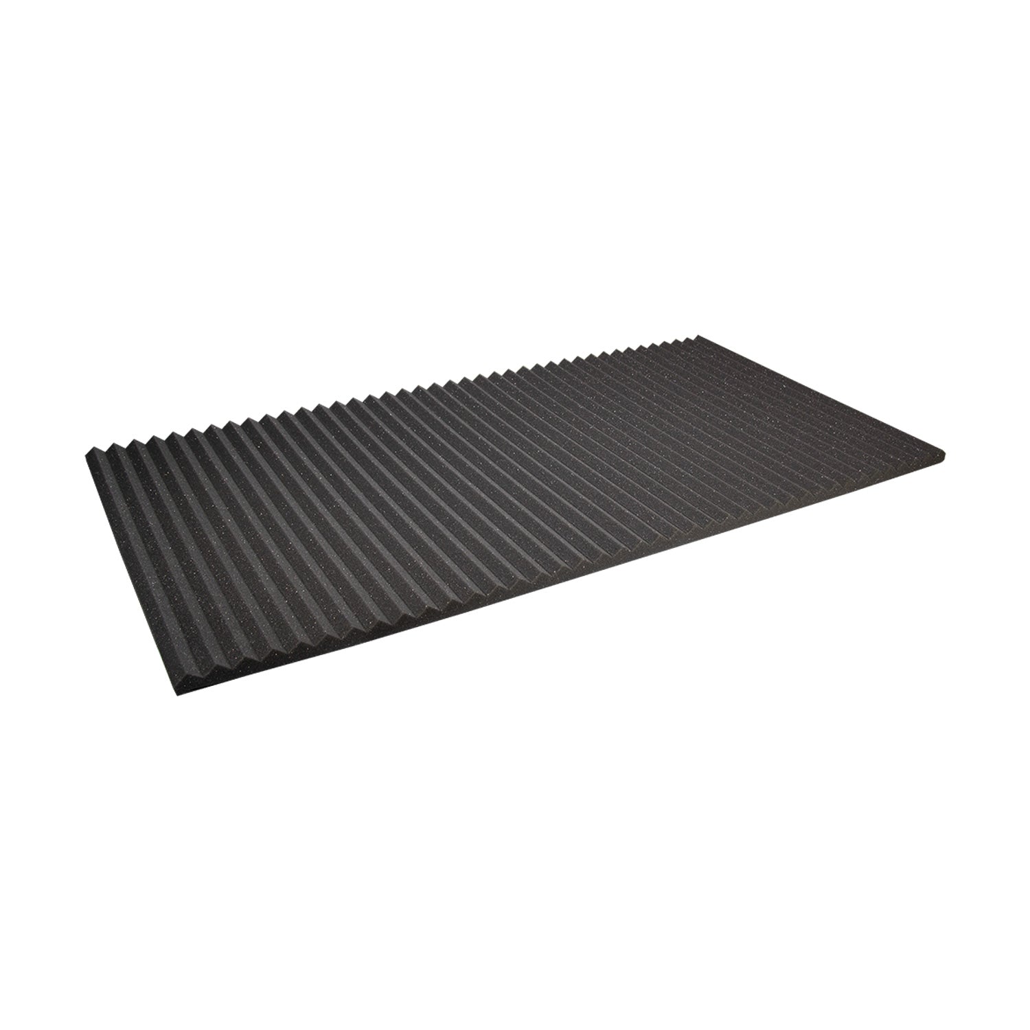 Auralex 1" Studiofoam Wedge - 2x4 Foot Absorption Panel (Charcoal / Box of 20)