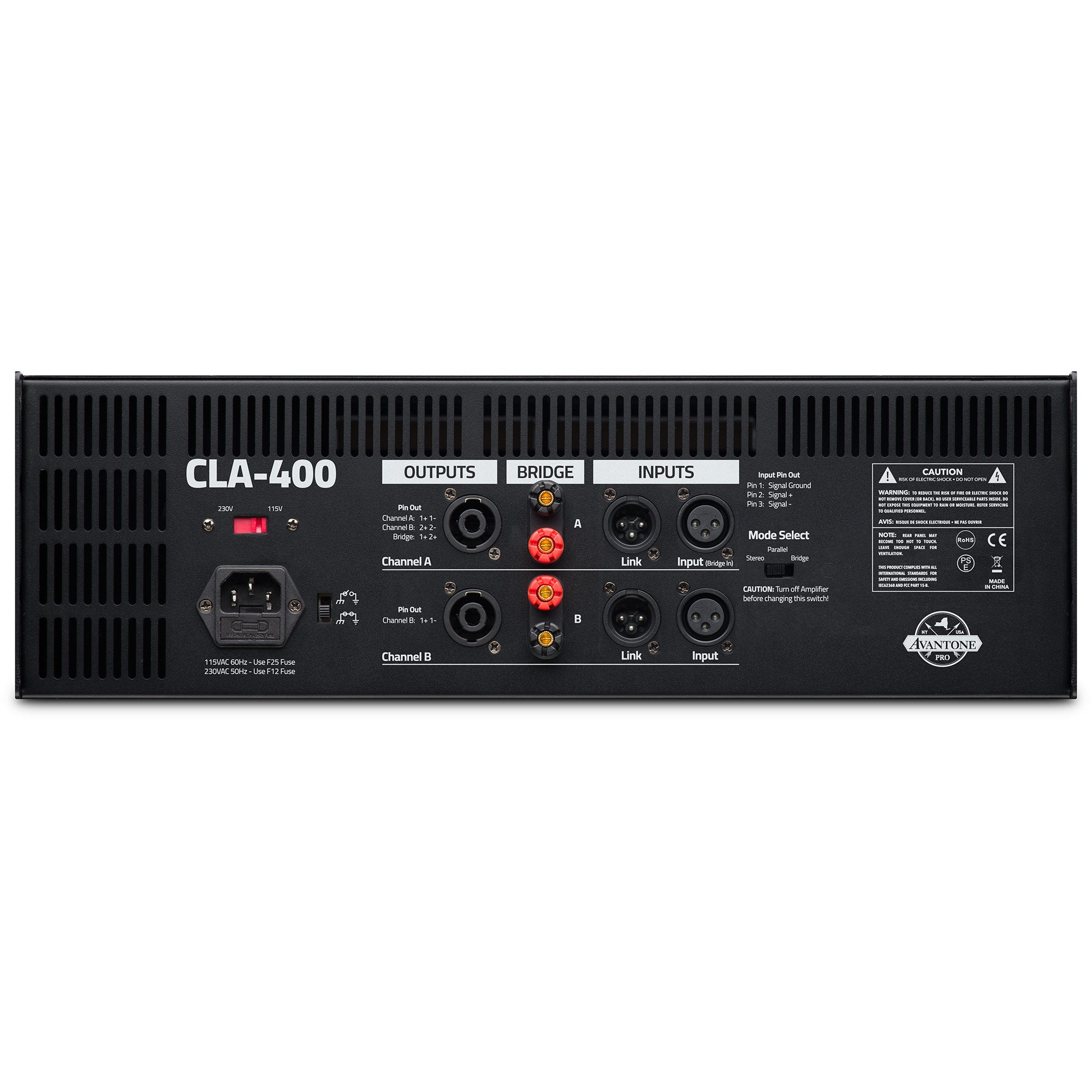 Avantone CLA-400 - Studio Reference Amplifier