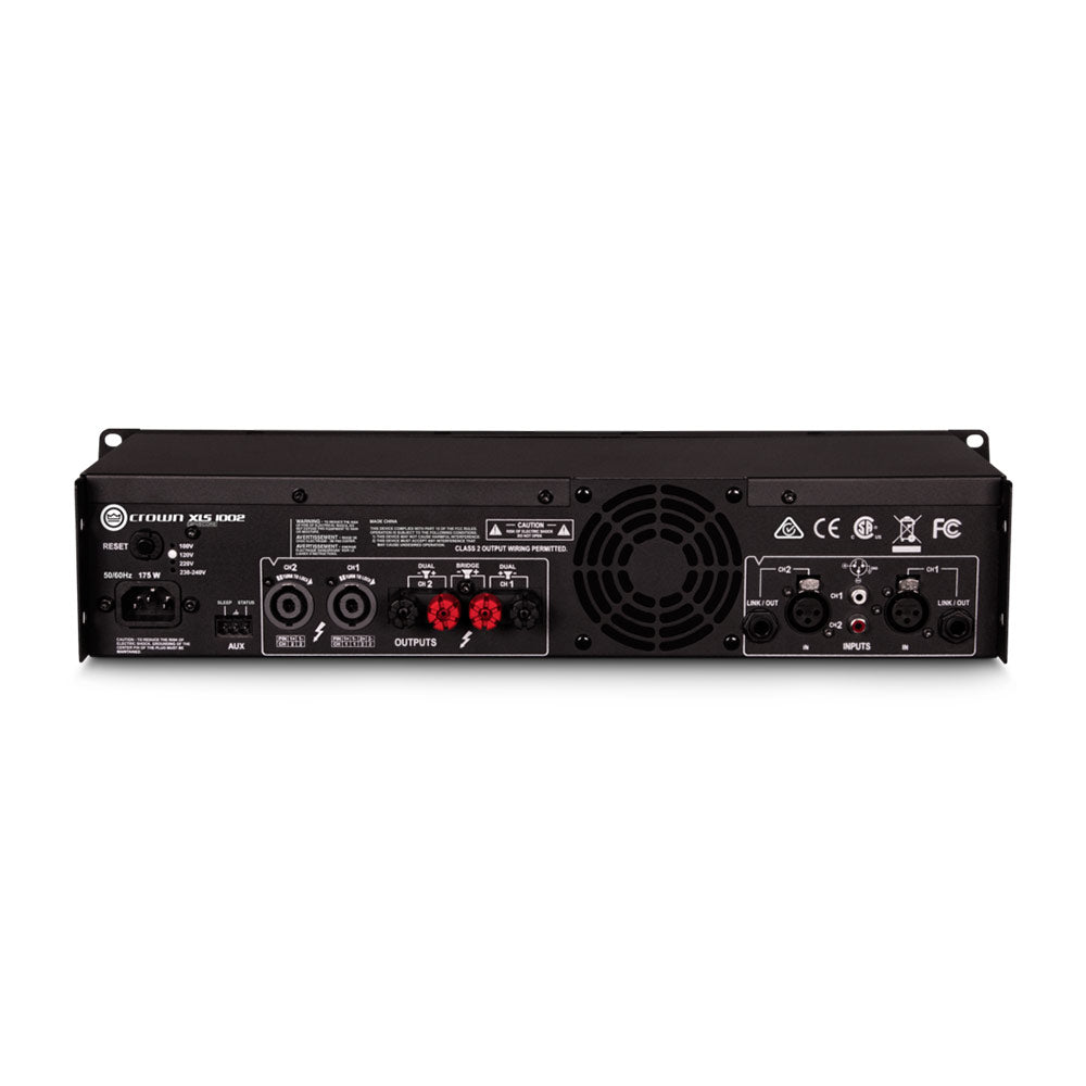 Crown XLS1002 DriveCore Two-Channel 350W @ 4 Ohm Power Amplifier