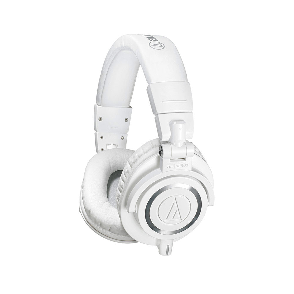 Audio-Technica ATH-M50xWH Professional Monitor Headphones (White)