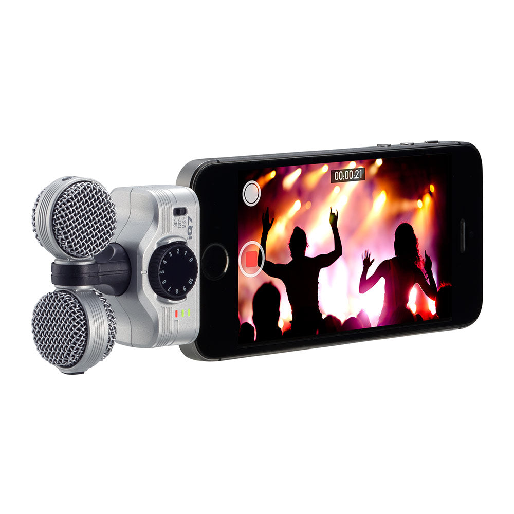Zoom iQ7 M/S Microphone for Lightning iOS Devices
