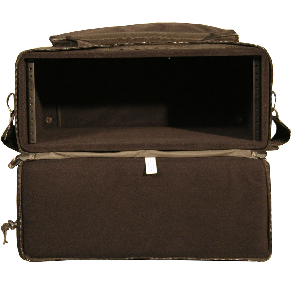 Gator GRB-4U 4-Space Rack Bag with Black Nylon Over Plywood Construction