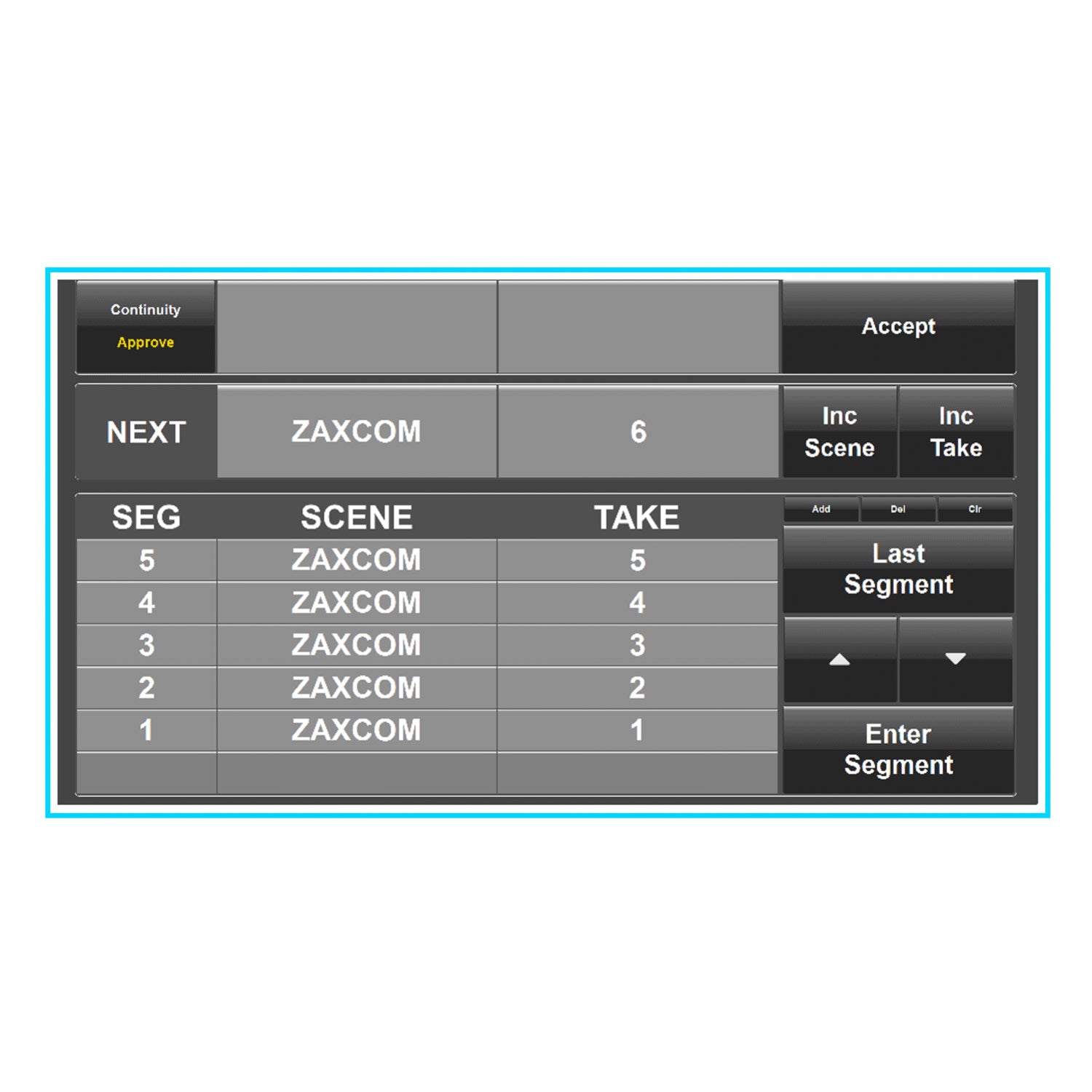 Zaxcom Nomad Touch - Software Controller for Nomad (License Only)