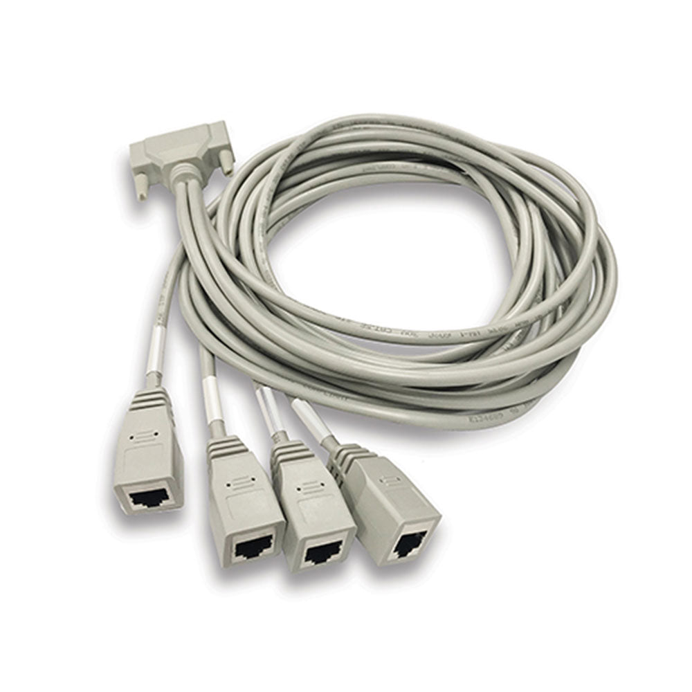 StudioHub ADAPT-AES59-4RJ45 - 25-Pin D-Sub to 4 x RJ45 Adaptor Snake