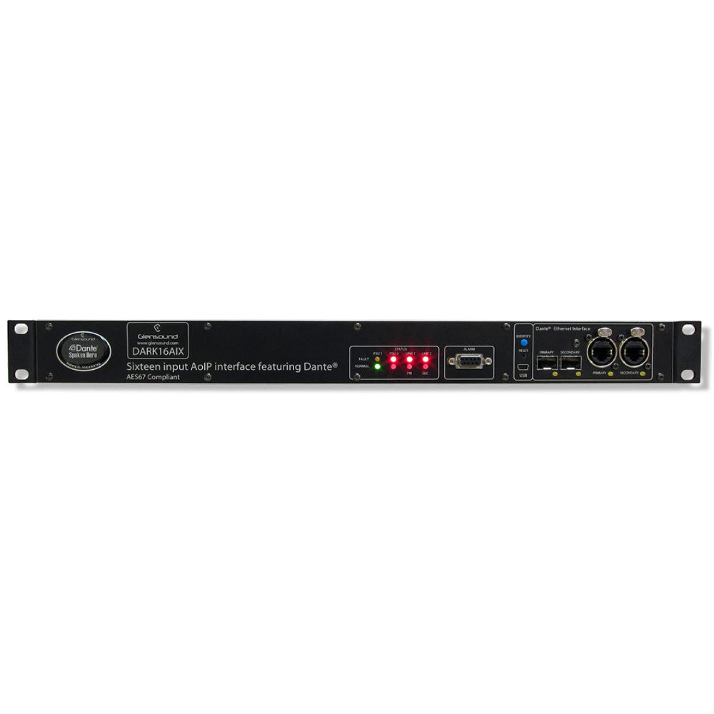 Glensound DARK16I - 16 Analogue Inputs To DANTE/ AES67 networks