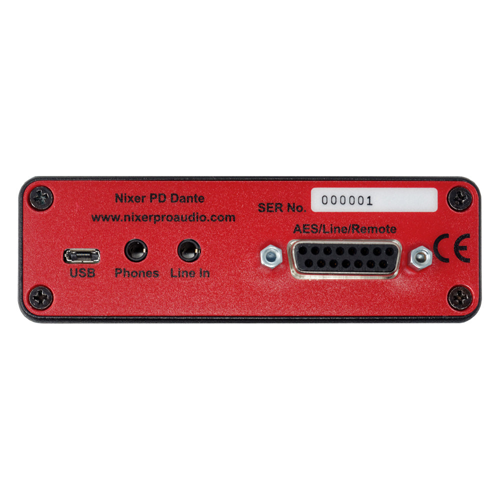Nixer PD-DANTE - Desktop 64-Channel Dante Confidence Monitor