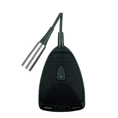 Shure MX392/C Cardioid Boundary Condenser Microphone - Black / Attached Cable with No Connector