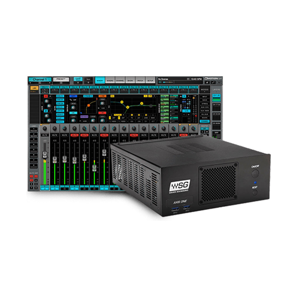 Waves eMotion LV1 64-Channel Mixer Software and Axis Server Bundle